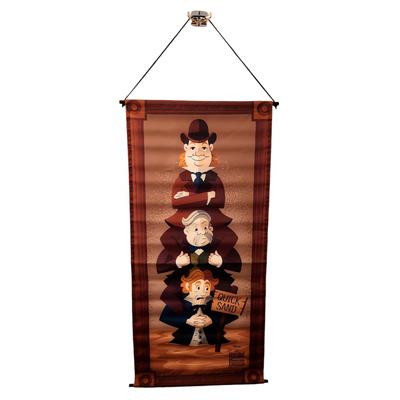 Disney Wall Decor | Disney Haunted Mansion Stretching Room Banner Quicksand Polyester 15"X34" | Color: Black | Size: 15" X 34"