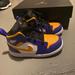 Nike Shoes | Nike Jordan 1 Mid (Td) Toddler Size 7c New Without Tags! | Color: Purple | Size: 7bb