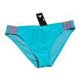 Adidas Swim | Adidas Bikini Bottoms Sport Hipster Women's Size Small Blue And Pink | Color: Blue/Pink | Size: S