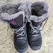 Columbia Shoes | Columbia Omni-Grip Snow Canyon Black Faux Fur Lace Up Snow Boots Us Girls Sz 3 | Color: Gray/Pink | Size: 3bb