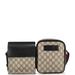 Gucci Bags | Gucci Double Web Belt Bag Gg Coated Canvas With Leather Black, Brown | Color: Silver | Size: Os