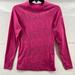 Nike Tops | Nike Sweatshirt Women's Sz M Pro Combat Dri-Fit Therma-Fit Fitted Pink Spell-Out | Color: Pink | Size: M