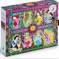Disney Toys | Disney Princess Collage Mosaic Stained Glass Jigsaw Puzzle 1000 Pieces | Color: Green/Pink | Size: Osg
