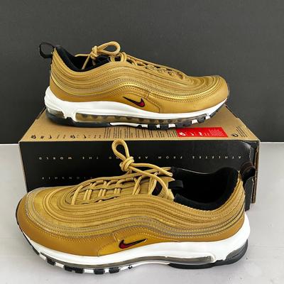 Nike Shoes | New Nike Women’s Air Max 97 Og Metallic Gold Shoes Size: 12 | Color: Gold | Size: 12