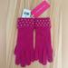 Kate Spade Accessories | Kate Spade Hot Pink Fuschia Studded Tech Friendly Gloves | Color: Pink | Size: Os