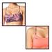 Nike Swim | Nike Reversible Crisscross Back Bralette Bikini Top In Crimson Pulse | Color: Gray/Orange | Size: Various
