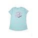 Under Armour Active T-Shirt: Teal Print Sporting & Activewear - Kids Girl's Size X-Large