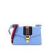 Gucci Leather Shoulder Bag: Blue Bags