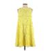 Donna Morgan Cocktail Dress - A-Line: Yellow Dresses - Women's Size 4