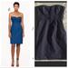J. Crew Dresses | J. Crew Navy Raquel Strapless Dress With A Sweetheart Neckline (Size 8) | Color: Blue | Size: 8