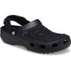 Clog CROCS "Yukon Vista II LiteRide Clog", Herren, Gr. 41, schwarz (schwarz, grau), Croslite, Lederimitat, sportlich, Schuhe, Sommerschuh, Gartenschuh, Trekking, mit komfortablem Fersenriemen