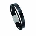 Edelstahlarmband ADELIA´S "Herren Edelstahlschmuck Edelstahl Armband 20 cm" Armbänder Gr. 20, Edelstahl, silberfarben (silber) Herren Edelstahlarmbänder