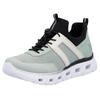 Slip-On Sneaker RIEKER SPORT, Damen, Gr. 40, grün (mint kombiniert), Textil, Lederimitat, sportlich, Schuhe Sneaker, Chunky Slipper, Freizeitschuh in veganer Verarbeitung, Topseller