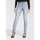 Skinny-fit-Jeans HECHTER PARIS Gr. 46, N-Gr, blau (light blue used) Damen Jeans im Five-Pocket-Stil