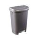 Rubbermaid Classic 13 Gallon Premium Step-On Trash Can with Lid and Stainless-Steel Pedal, Bronze Waste Bin for Kitchen