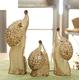 YQLKD Statue Ornamen Figurine Set Ceramics Hedgepig Miniature Animal Family Decor