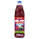 Vimto Squash No Added Sugar - Low Calorie Mixed Fruit Juice Cordial Drinks Bottle 725ml Blackcurrant, Grape, Raspberry (12 Bottles x 725ml)