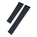 20mm 22mm Rubber Silicone Watch Strap Waterproof Bracelet Watchband Fit For TAG HEUER AQUARACER 300 WAY201B CALIBRE 5 Accessories (Band Color : Black no Buckle, Band Width : 20mm Tag)