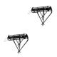 Yardwe 2 Pcs Shelf Shelves Rubber Bracelets Men Bike Storage Rear Bike Racks for Bicycles Bike Luggage Rack Bike Cargo Rack Pro Puck Carrier Aluminum Alloy Metal Accessories