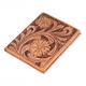 BAR H EQUINE Genuine Leather Hand Carved Rodeo Bifold Wallet For Men Women, Tan, Bebgm109