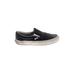 Vans Sneakers: Slip-on Platform Casual Black Color Block Shoes - Women's Size 7 1/2 - Almond Toe