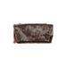 Cynthia Rowley Leather Clutch: Brown Snake Print Bags