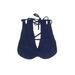 Robin Piccone Swimsuit Top Blue Print Sweetheart Swimwear - Women's Size Small