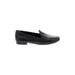 Gap Flats: Loafers Chunky Heel Casual Black Solid Shoes - Women's Size 9 - Almond Toe