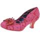 Irregular Choice Damen Dazzle Razzle Wide Fit Mary Jane Schuh, rosa/rot, 37 EU Weit