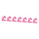 Toyvian 7 Pcs Simulation Meat Grinder Mini Toy Mini Furniture Toys Dollhouse Mincer Kids Kitchen Toy Pretend Play Kitchen Appliances Education Toy Cooking Utensils Plastic Pink Child Chic