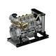 ADIY Engine Model, TECHING 1/10 Metal OHV Inline Four-cylinder Diesel Engine Model with Cooling System Educational Toys Gifts (Upgraded Version/300+PCS)