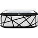 MSPA USA Mspa Soho 6-Person 132-Jet Plug & Play Hot Tub w/ Bubble Spa Vinyl/PVC in Black/White | 27 H x 73 W x 73 D in | Wayfair P-SH069