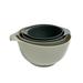 Lexi Home Plastic 4 Piece Nested Mixing Bowl Set Plastic in Gray | Wayfair LB6400