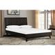 Corrigan Studio® Byer Solid Wood Low Profile Platform Bed Wood in Gray/White | King | Wayfair ACA164E750914143AE13EEC29892854B