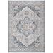 Blue/White 96 x 0.39 in Indoor Area Rug - Ophelia & Co. Ackerson Cream/Blue Area Rug Polyester/Polypropylene | 96 W x 0.39 D in | Wayfair