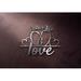 Trinx Family Sign Customized Heart Metal Wall Art Modern Decor w/ Your Special Texts For A Best Gift Metal in Gray | 7" H x 10" W x 0.50" D | Wayfair