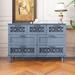 Alcott Hill® Brittini Accent Cabinet Wood in Blue | 31.49 H x 47.25 W x 15.75 D in | Wayfair 9E3CEAA01BA04684BE7F63738ACFB5DC