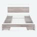 17 Stories Chalbi Platform Storage Bed Wood & Metal/Metal in White | 39 H x 62 W x 87 D in | Wayfair 84EC96294C0046B7B4D2E1C938424A16