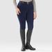 Piper Knit Everyday High - Rise Breeches by SmartPak - Knee Patch - 36L - Navy - Smartpak
