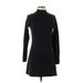 Dakini Casual Dress - Sweater Dress: Black Jacquard Dresses - Women's Size Small