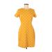 Old Navy Casual Dress: Yellow Print Dresses - Women's Size Medium