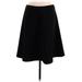 Nine West Casual Skirt: Black Solid Bottoms - Women's Size 10