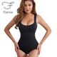 Flarixa Large Size One Piece Body Shapewear Waist Trainer Women's Corset Seamless Abdomen Pants Crotch Buckle Slimming Underwear