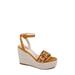 Aurore Ankle Strap Espadrille Platform Wedge Sandal