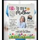 Personalized Blanket for Mom, Mother's Day blanket gift Custom Name Add Photo Mum Birthday Anniversary Throw Pillow Mom appreciation mug