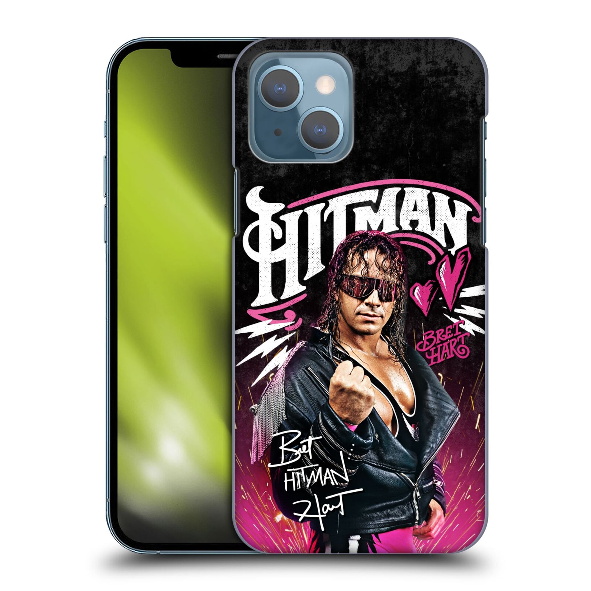 WWE Bret Hart Hitman Graphics Phone Case - iPhone