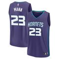 Tre Mann Men's Fanatics Branded Purple Charlotte Hornets Fast Break Custom Jersey - Statement Edition