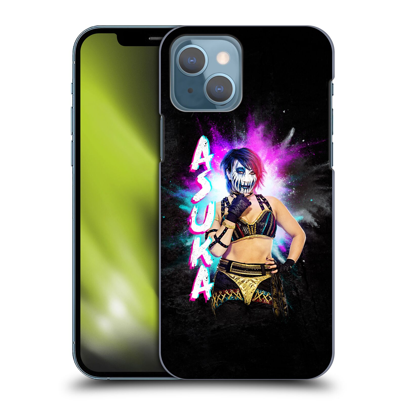 WWE Asuka Black Portait Phone Case - iPhone Image