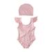 Kids Swimsuits Sleeveless Ruffled Girl Swimsuit Summer Beach Outfit 140