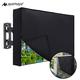 TV Cover Outside AYAMAYA Outdoor TV Cover with Zipper Open Waterproof Weatherproof Dustproof TV Screen Covers Universal TV Shield for 40-42 inch LED LCD TVs TV Protector with Wall Mounts and Stands